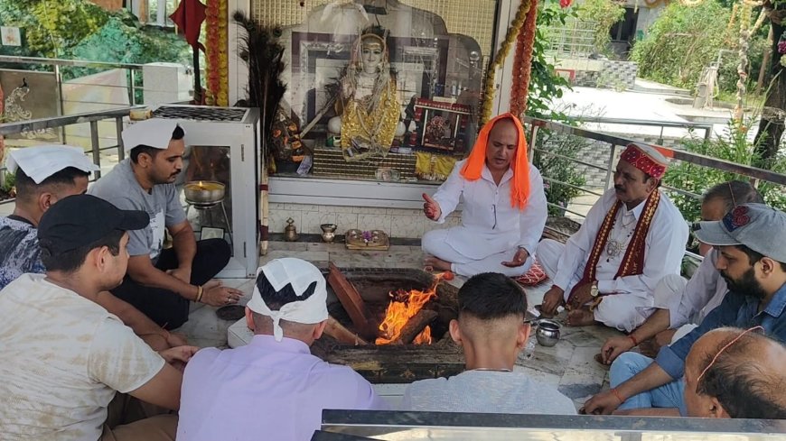 नाग पंचमी पर करियाड़ा नाग मंदिर में हुआ हवन-यज्ञ