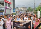 नेपाल त्रासदी पर धर्मशाला में कैंडल मार्च, दी श्रद्धांजलि