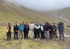 14 किलोमीटर ट्रैक कर प्रशासनिक टीम पहुंची डाइनसर, अर्ली वार्निंग सिस्टम लगाने की तैयारी