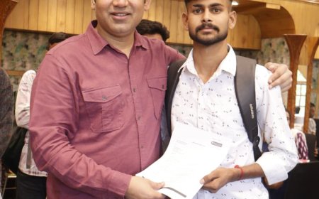 आईटीआई दौलतपुर के चयनित युवाओं को पर्यटन निगम अध्यक्ष आर.एस. बाली ने सौंपे नियुक्ति पत्र