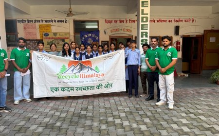 जीएवी कांगड़ा में ‘नो प्लास्टिक’ का संदेश, विद्यार्थी जागरूक