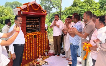 इंदौरा में विकास कार्यों को मिली रफ्तार, 25 लाख से बनेगी धरवाल तक सड़क: मलेंद्र राजन
