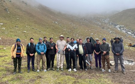 14 किलोमीटर ट्रैक कर प्रशासनिक टीम पहुंची डाइनसर, अर्ली वार्निंग सिस्टम लगाने की तैयारी