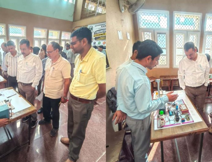 कांगड़ा पॉलिटेक्निक में इंजीनियर दिवस पर सजी इलेक्ट्रॉनिक्स प्रदर्शनी