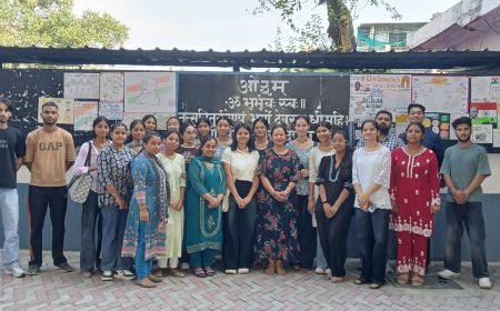 गांधी- शास्त्री जयंती की पूर्व संध्या पर पोस्टर मेकिंग प्रतियोगिता का किया आयोजन