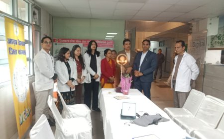 डीसी कार्यालय में निःशुल्क स्वास्थ्य जांच शिविर का किया आयोजन, 205 लोगों को मिला लाभ