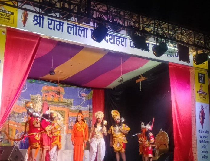 दाड़ी की रामलीला में पहली बार महिला कलाकार निभाएंगी महिला पात्रों की भूमिका, 20 अक्टूबर को होगा आतिशबाजी शो